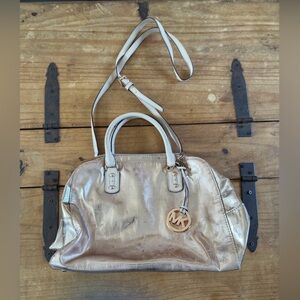 Michael Kors Metallic Gold Shoulder Bag